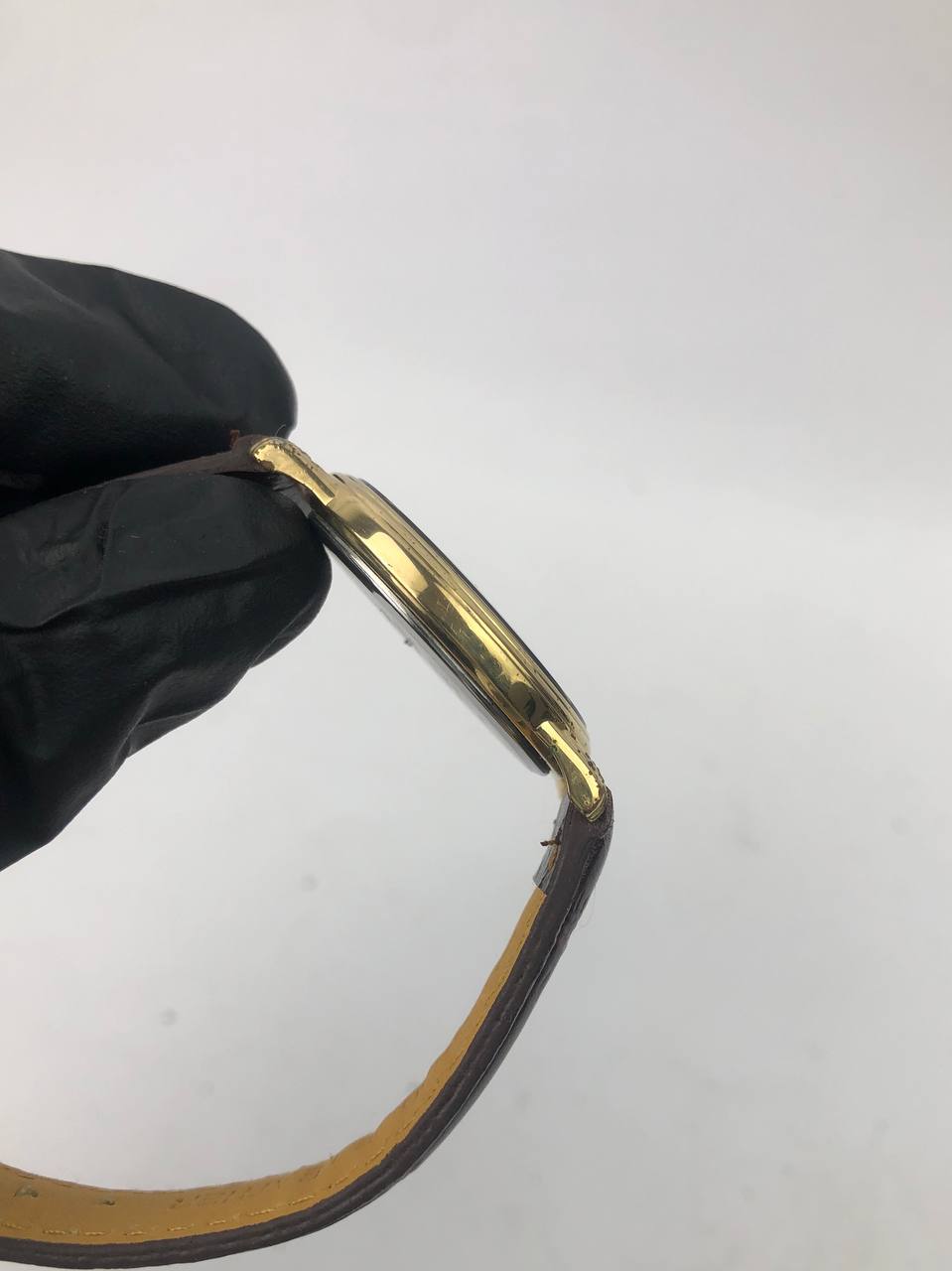 LASSERRE PARIS BLACK DIAL BROWN STRAP - Gambar 6