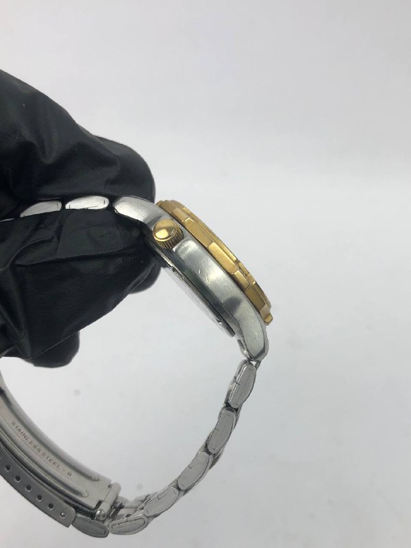 DIVER ALBA AQUAGEAR WHITE DIAL TWO-TONE STEEL BRACELET - Gambar 5