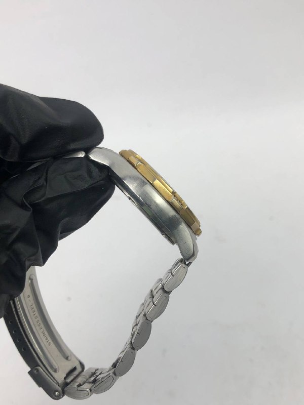 DIVER ALBA AQUAGEAR WHITE DIAL TWO-TONE STEEL BRACELET - Gambar 6