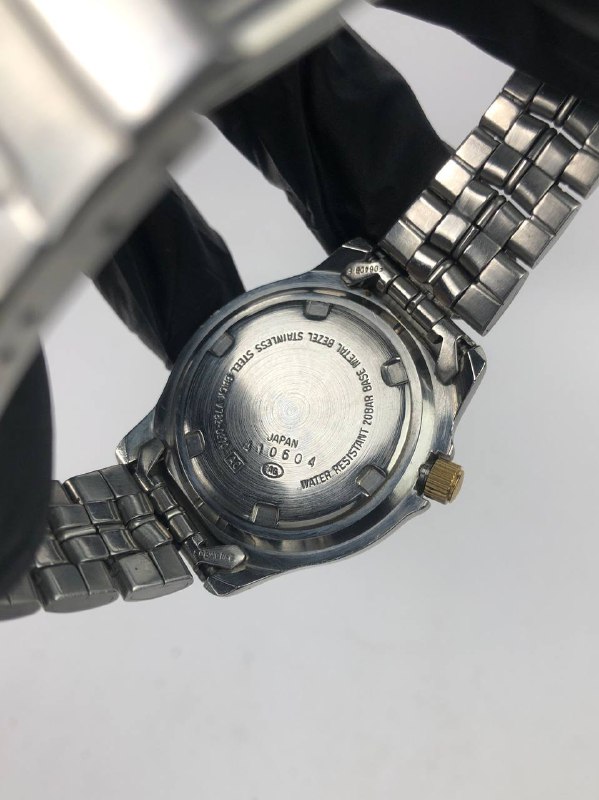 DIVER ALBA AQUAGEAR WHITE DIAL TWO-TONE STEEL BRACELET - Gambar 7