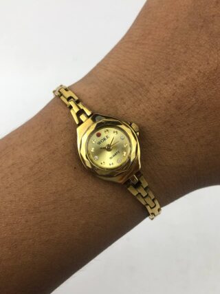 WOKE OVAL GOLD MINI LADIES