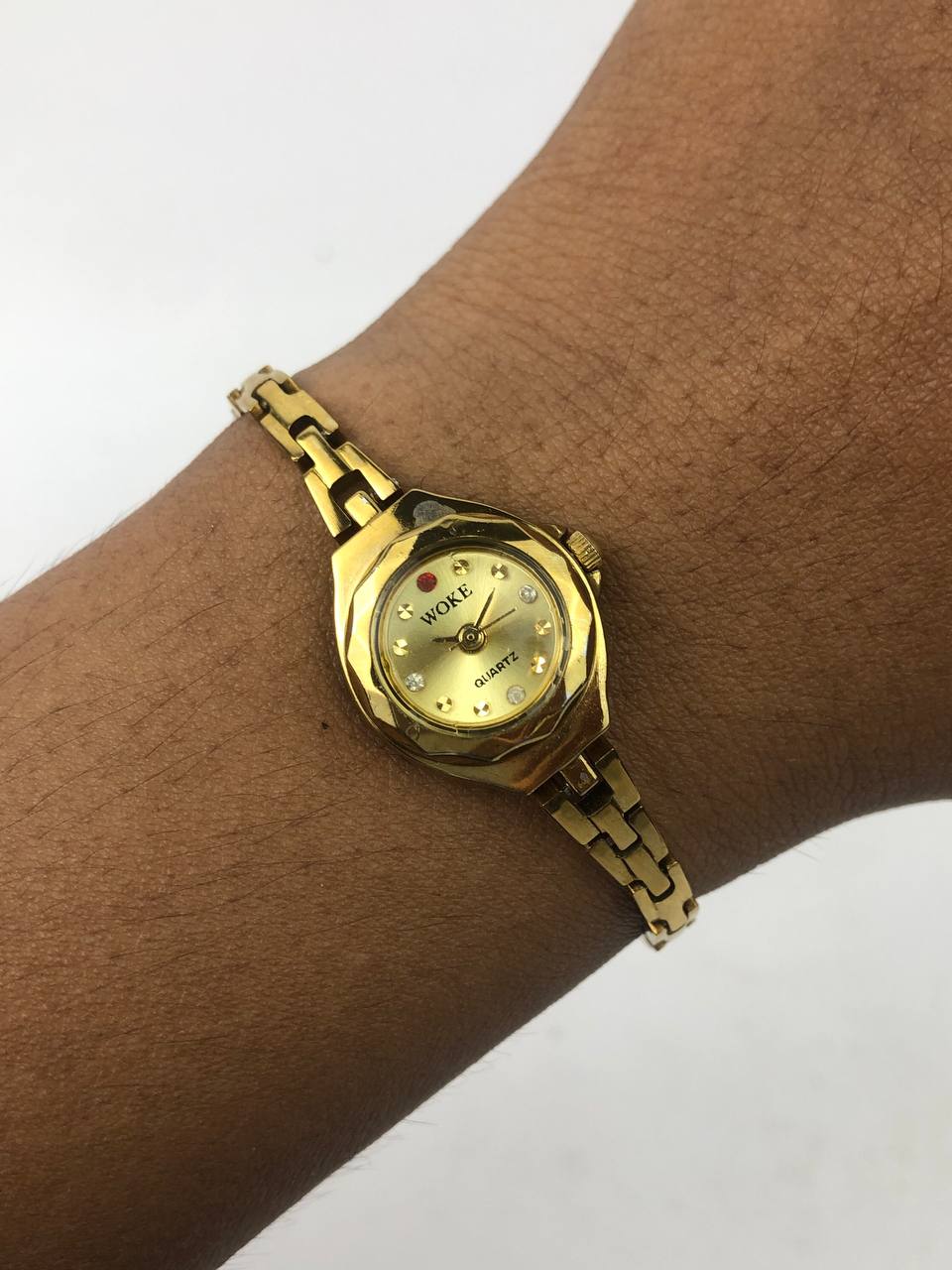 WOKE OVAL GOLD MINI LADIES