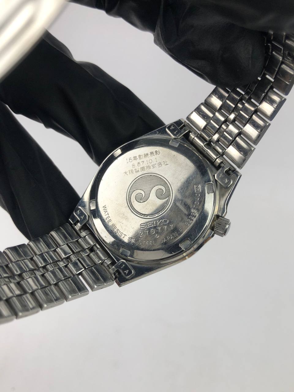 SEIKO SILVERWAVE QUARTZ DAY-DATE SILVER DIAL STEEL BRACELET ALL ORIGINAL - Gambar 7