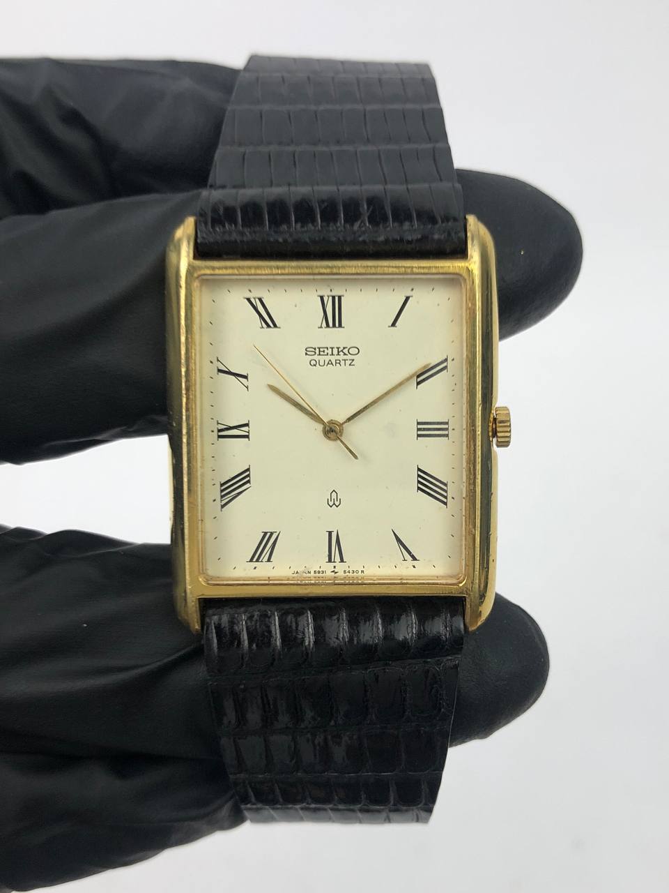 SEIKO TANK ROMAN MAN SIZE HANDMADE LEATHER STRAP - Gambar 2