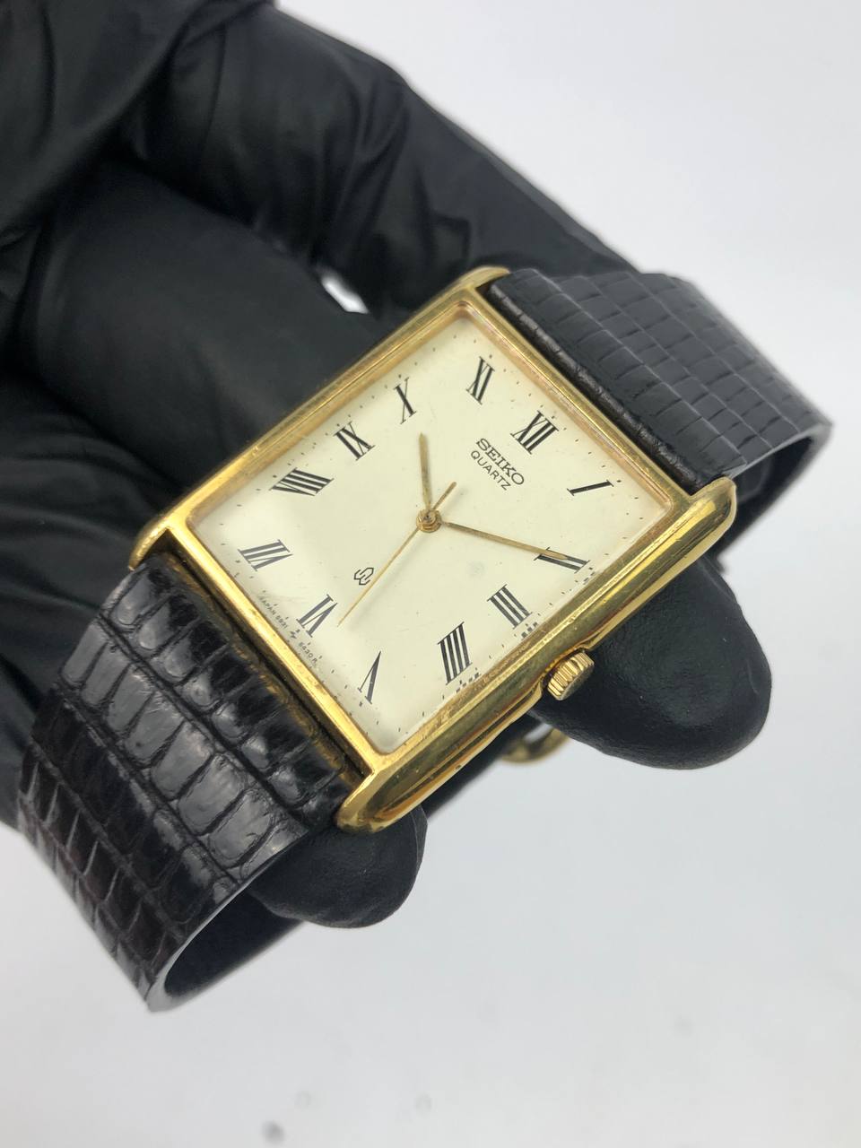 SEIKO TANK ROMAN MAN SIZE HANDMADE LEATHER STRAP - Gambar 3