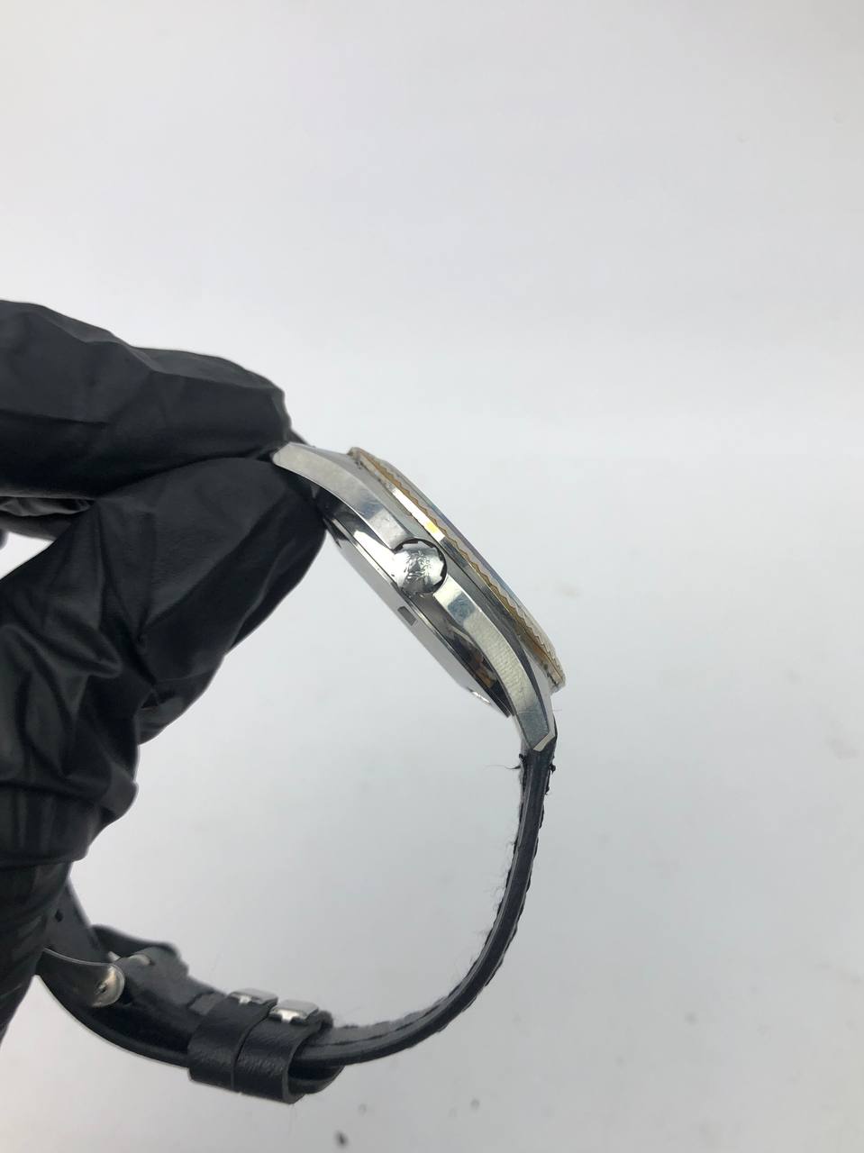 TITUS AUTOMATIC FLUTED BEZEL CASE SILVER SUNBURST DIAL - Gambar 5