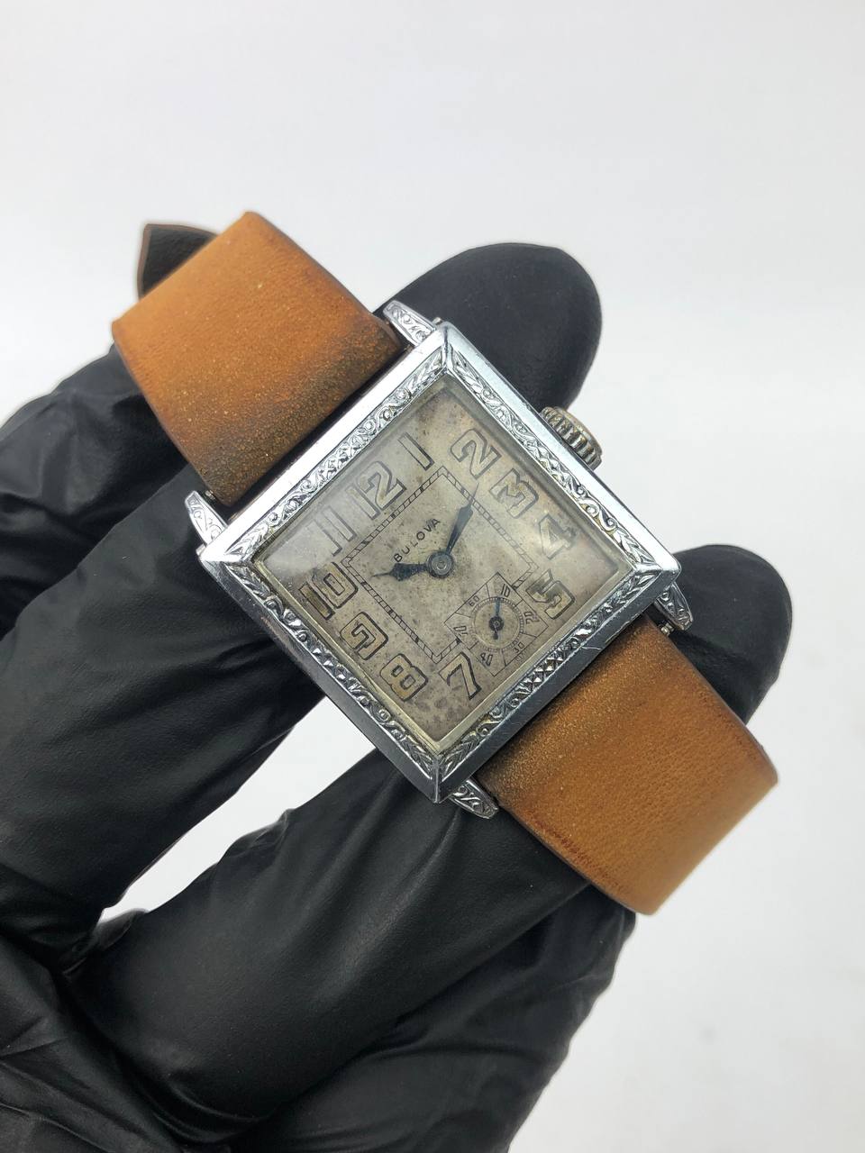 1960’S BULOVA ARTDECO RECTANGLE SMALL SECOND RARE VINTAGE - Gambar 4
