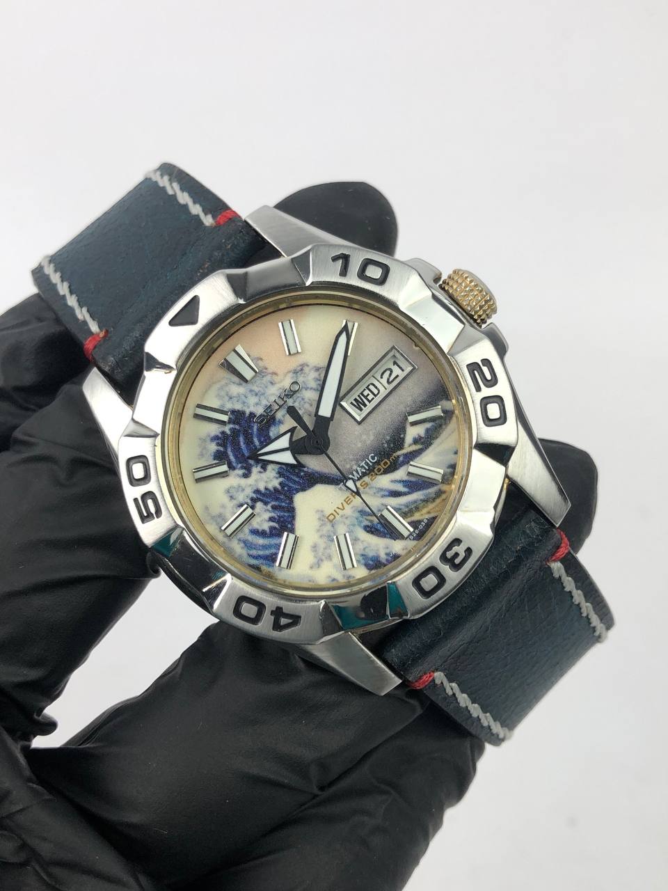 SEIKO MOD KANAGAWA LUME DIAL MOVEMENT 7S36 - Gambar 4