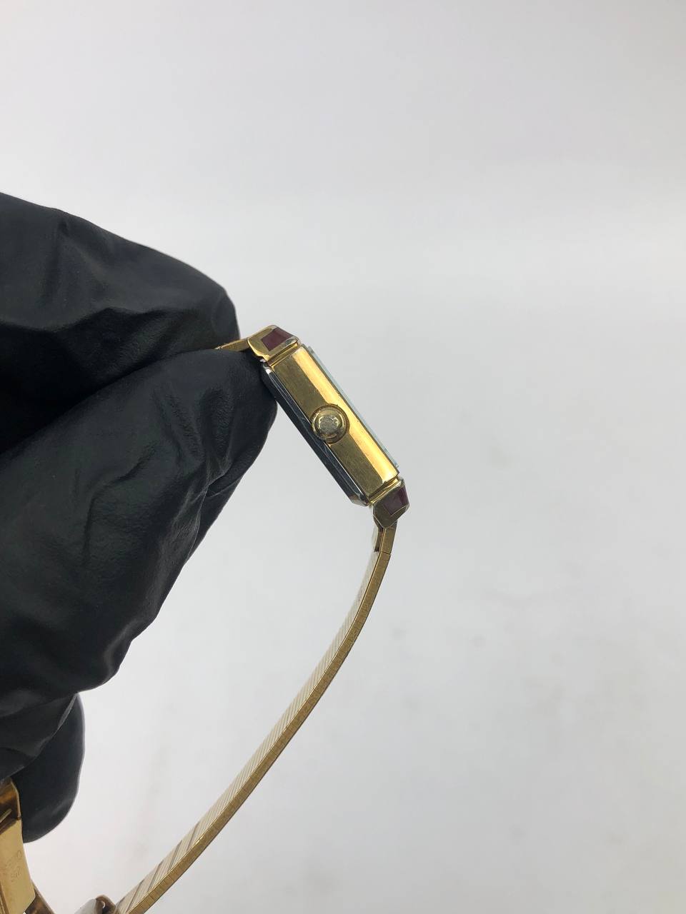 SEIKO QUARTZ TANK GOLD INTEGRATED LADDER BRACELET - Gambar 5