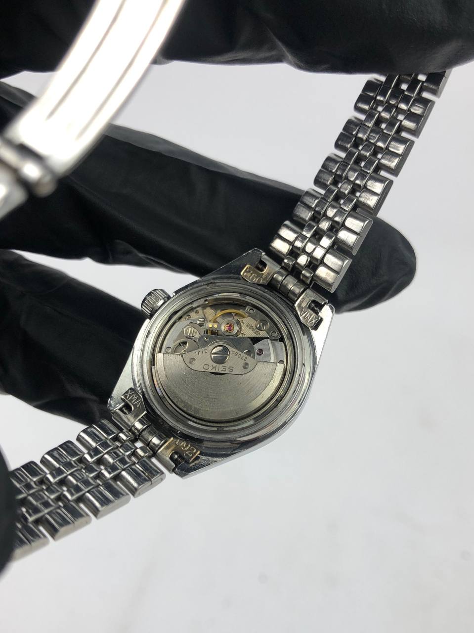 SEIKO AUTOMATIC DAY-DATE LADY WHITE DIAL JUBILEE BRACELET - Gambar 9