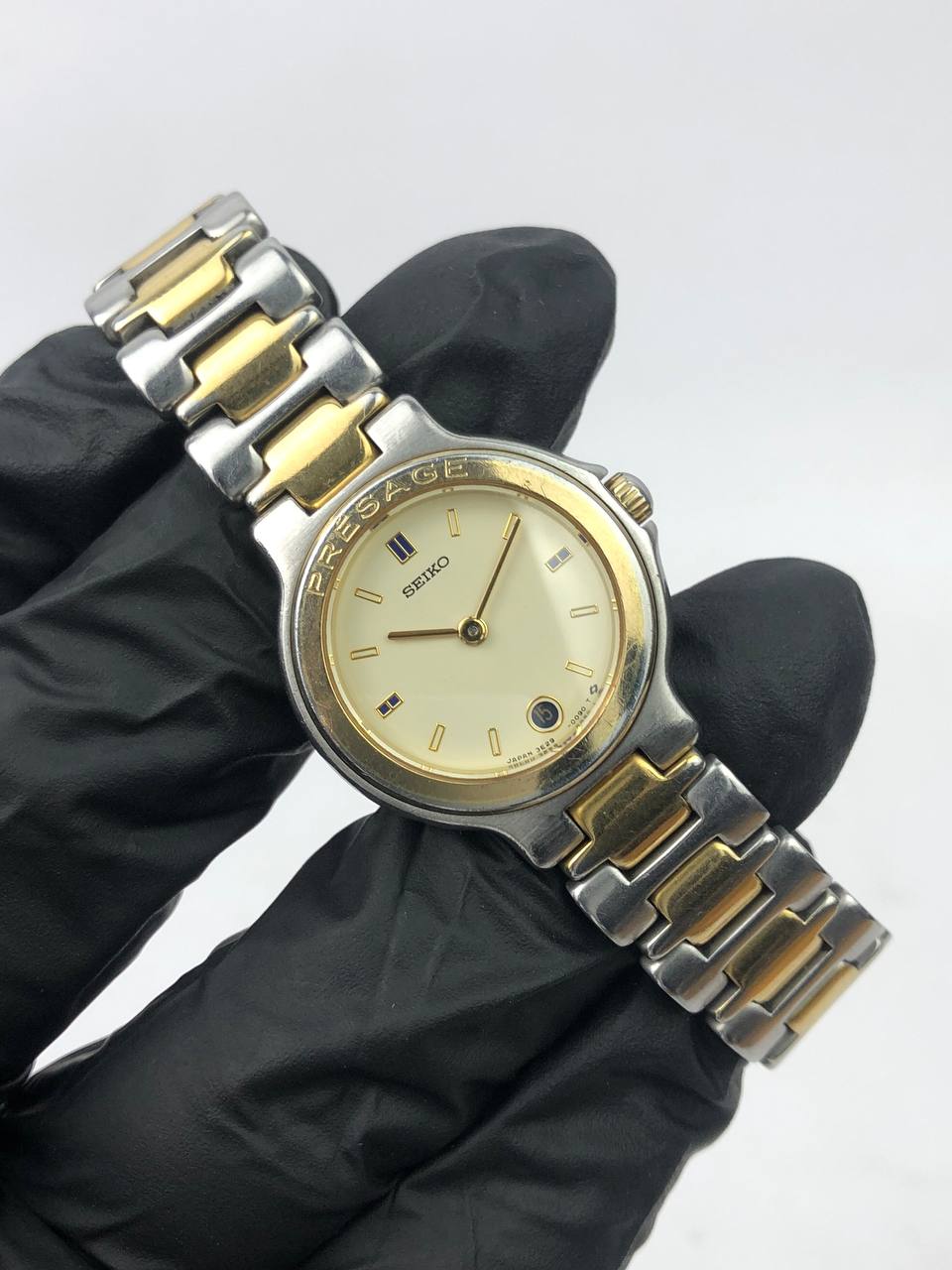 BEAUTIFUL SEIKO PRESAGE LADY TWOTONE ALL ORIGINAL - Gambar 3