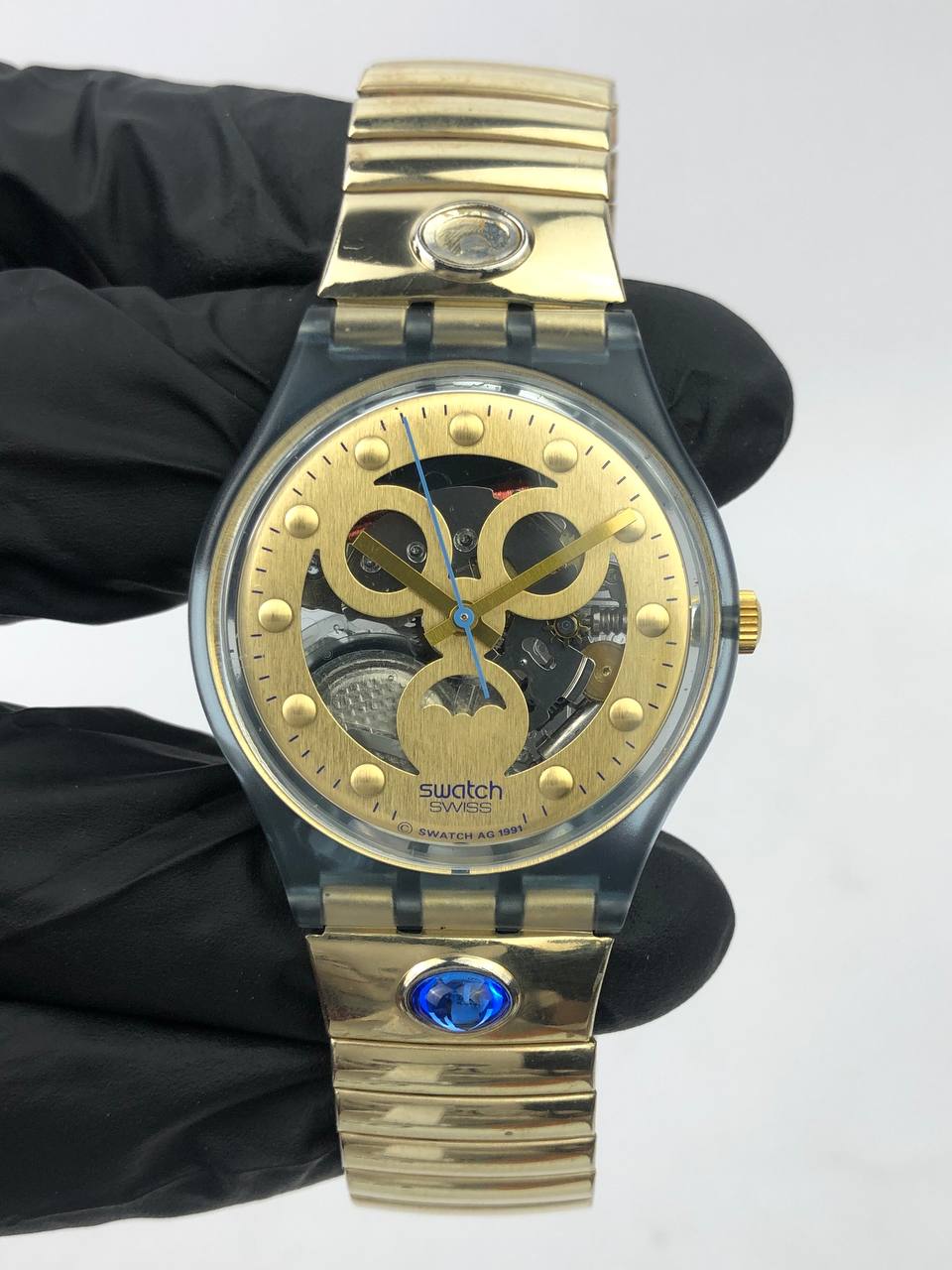 SWATCH SKELETON QUARTZ FLEX BRACELET ORIGINAL - Gambar 2