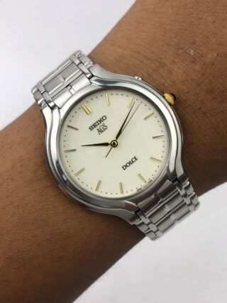 SEIKO DOLCE AGS TWOTONE CAMPHAGNE DIAL ALL ORI