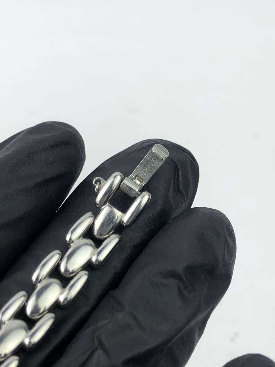 RARE SEIKO MOOREA LADIES ROMAN INTEGRATED BRACELET - Gambar 8