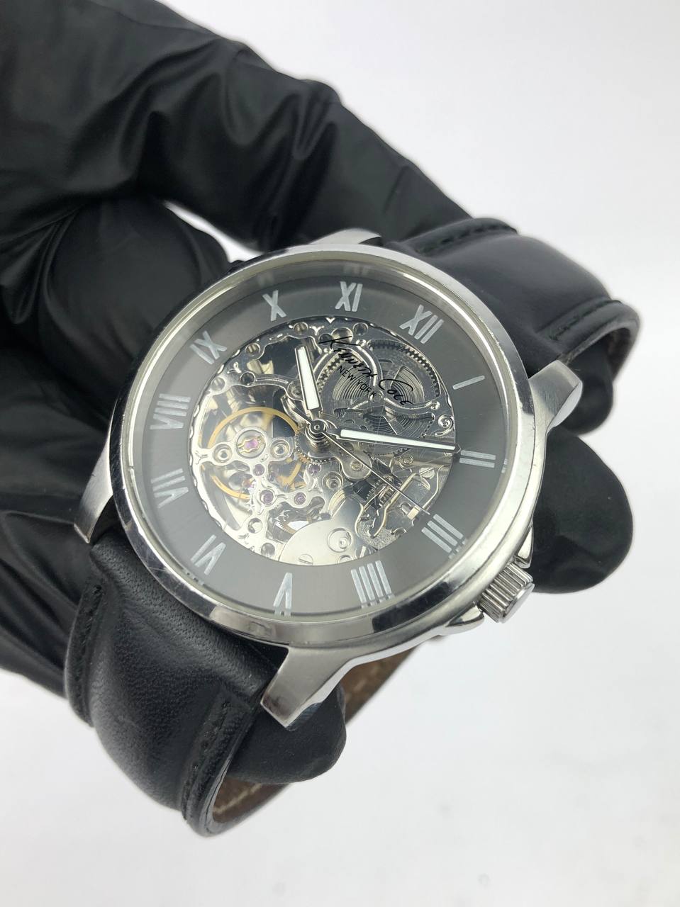 KENNETH COLE SKELETON AUTOMATIC ROMAN DIAL - Gambar 4