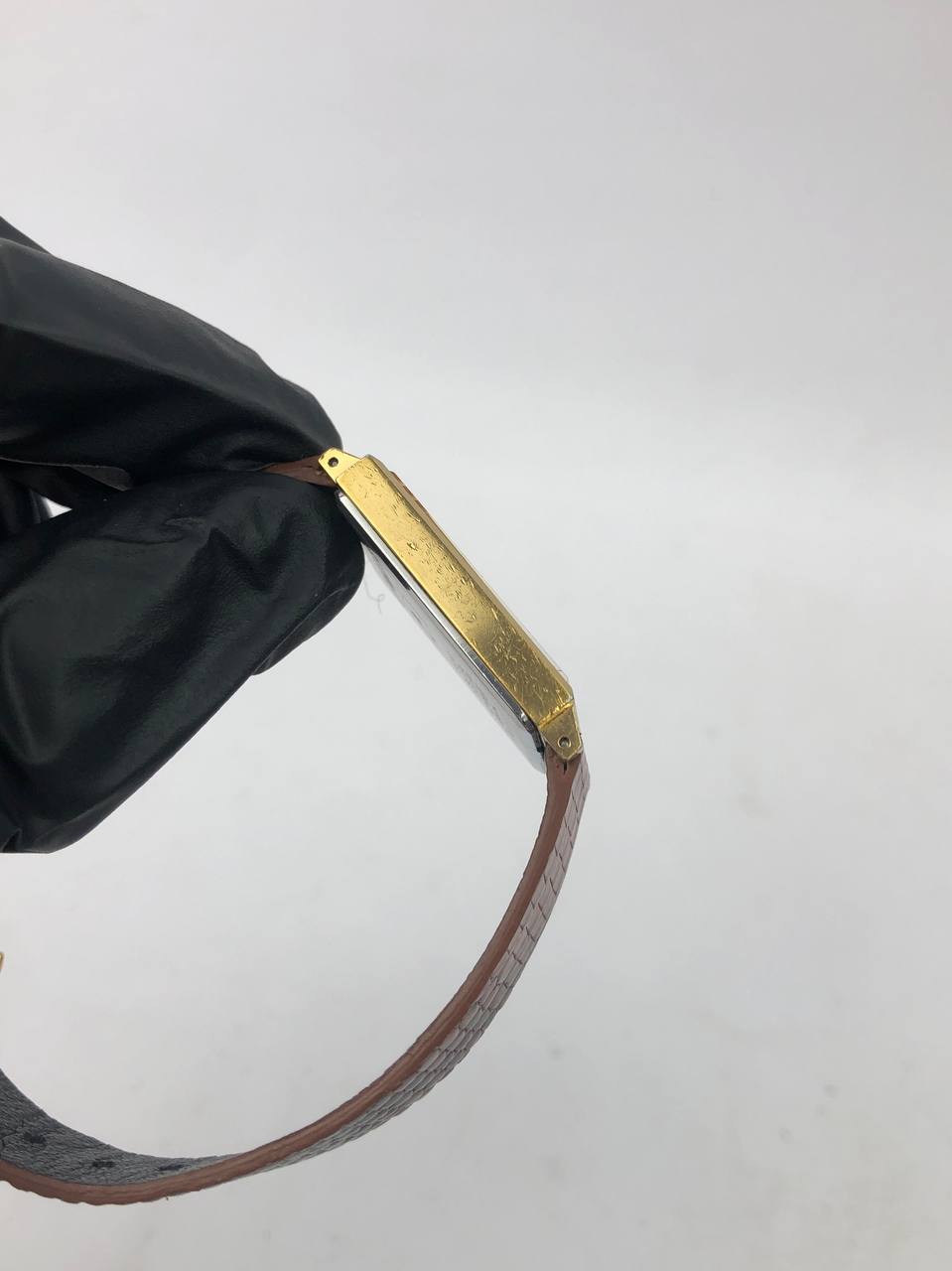 SEIKO TANK PRIA WITH HANDMADE LEATHER STRAP - Gambar 6