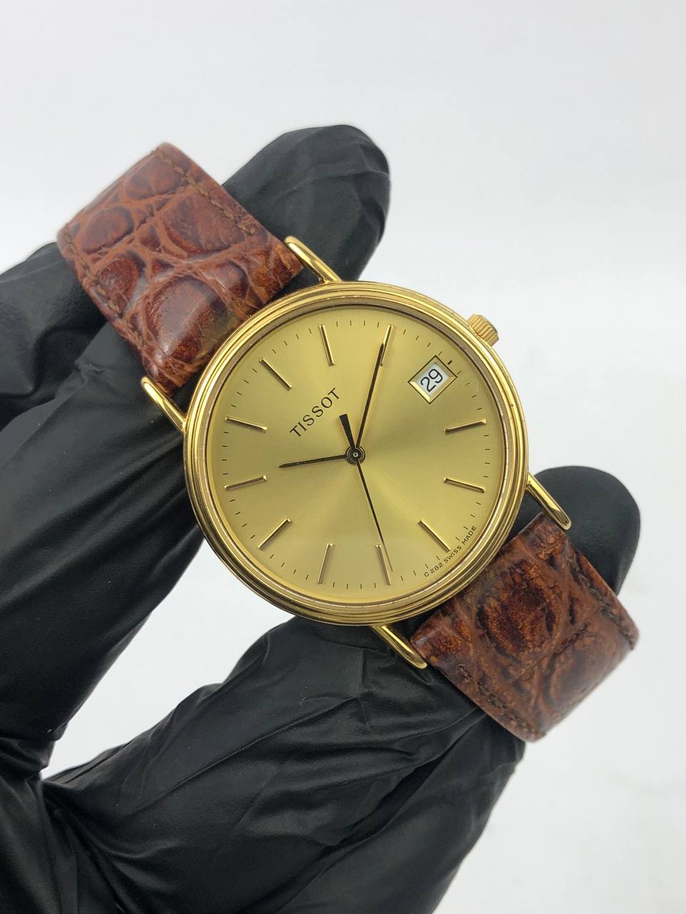 TISSOT DATE SIMPLE PRIA SWISS MADE ORIGINAL - Gambar 4