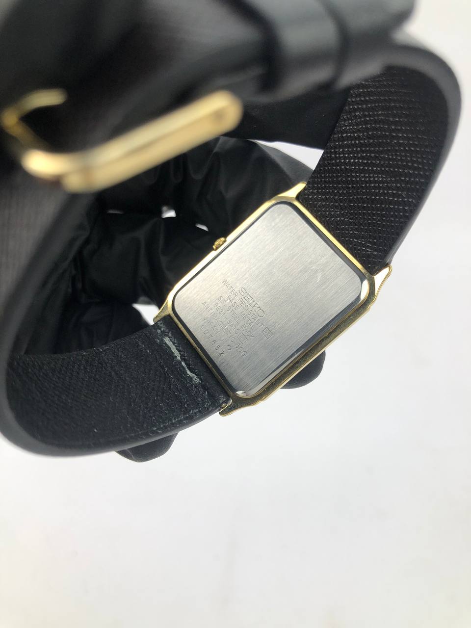 SEIKO TANK TEXTURE DIAL HANDMADE LEATHER STRAP - Gambar 7