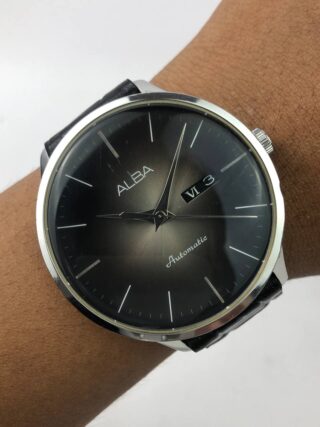 ALBA AUTOMATIC DAYDATE BROWN SUNBURST DIAL