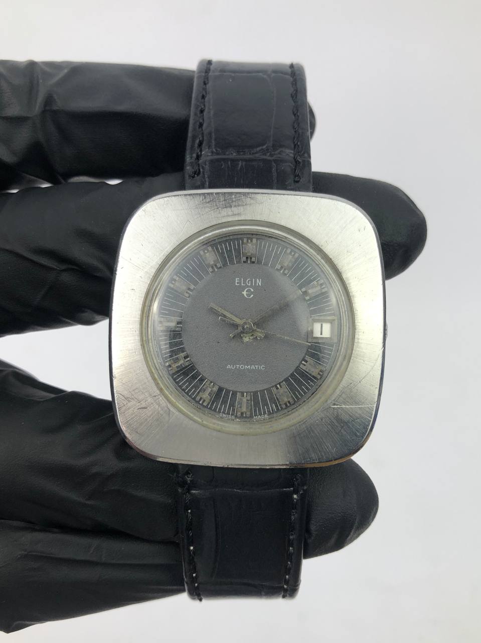 ELGIN AUTOMATIC VINTAGE RECTANGULAR CASE - Gambar 2