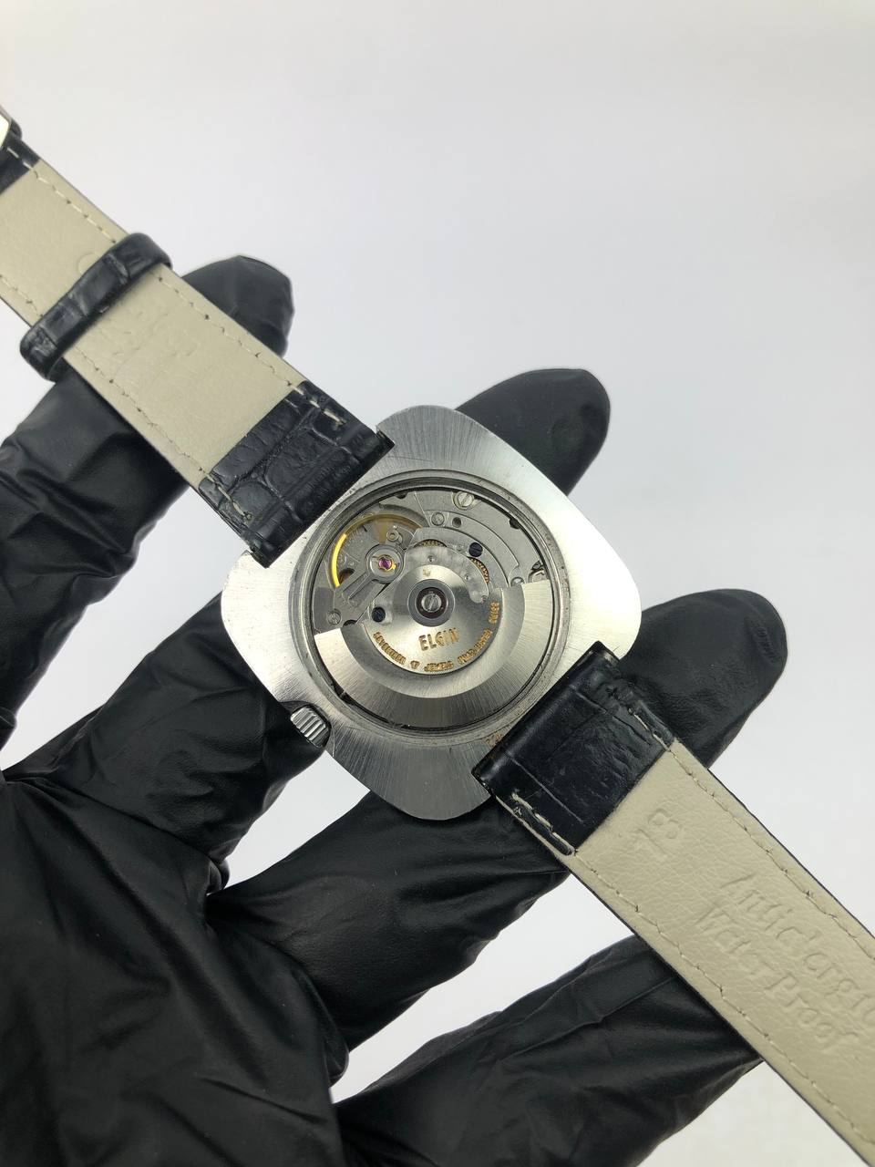 ELGIN AUTOMATIC VINTAGE RECTANGULAR CASE - Gambar 8