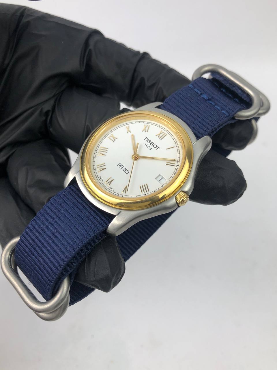 TISSOT PR50 TWOTONE ROMAN DIAL ORIGINAL - Gambar 3