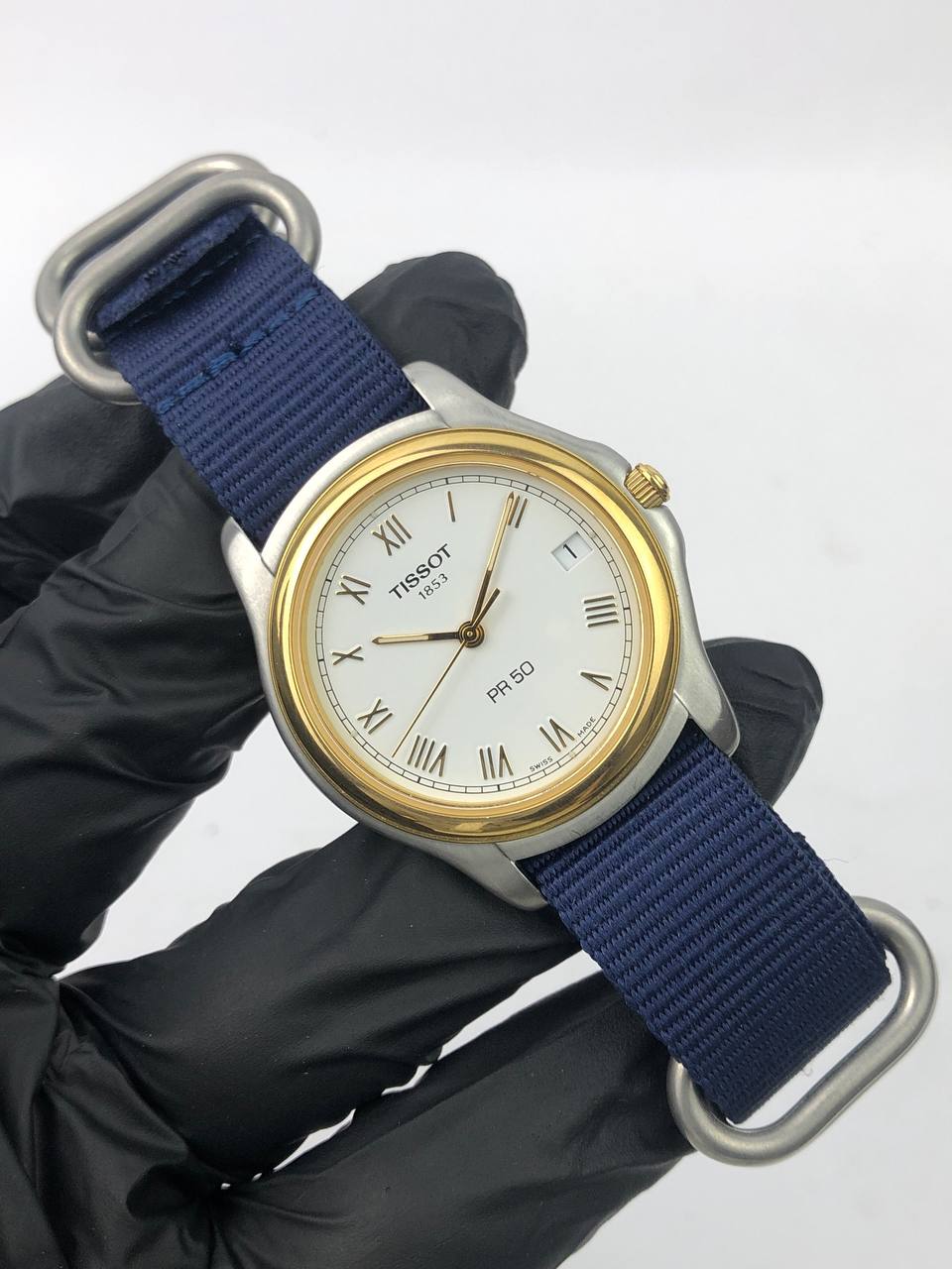 TISSOT PR50 TWOTONE ROMAN DIAL ORIGINAL - Gambar 4