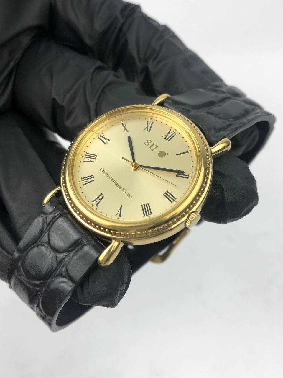 RARE SEIKO INSTRUMEN INC / SII ROMAN FLUTED BEZEL - Gambar 3