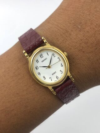 SEIKO SPIRIT LADY QUARTZ OVAL ARABIC DIAL