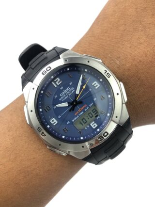 CASIO WAVECEPTOR ANADIGI BLUE DIAL ORIGINAL
