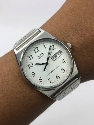 ALBA NUMERIK DAYDATE FULL STEEL ALL ORIGINAL