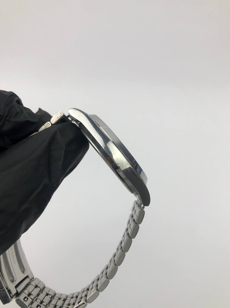 ALBA NUMERIK FULL STEEL DAYDATE BLACK DIAL ALL ORI - Gambar 6