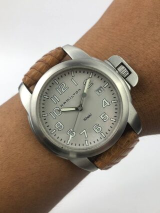 HAMILTON KAKHI 6309 GREY DIAL LUME INDEX ORIGINAL