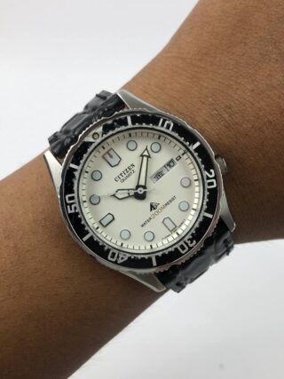 RARE CITIZEN DIVER PROMASTER TRADITIONAL WHITE DIAL