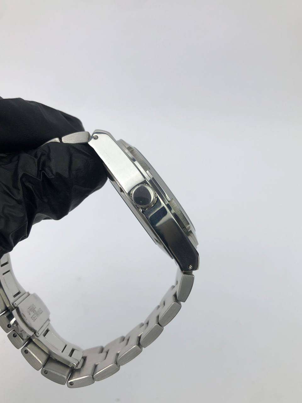 MOD ALL STEEL AUTOMATIC BLUE SUNBURST DIAL INTEGRATED BRACELET - Gambar 6