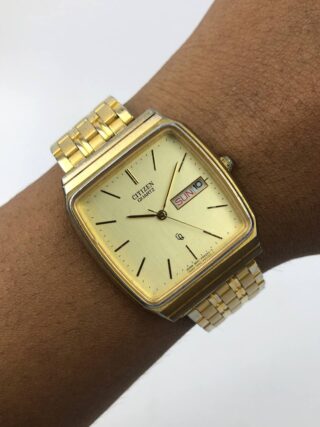 CITIZEN QUARTZ TONNEAU DAYDATE