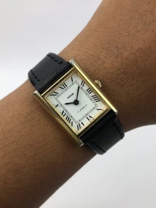 SWISSMADE TITUS TANK VERMEIL MAN SIZE ORIGINAL