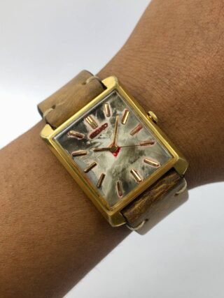 SEIKO CHATIOT TANK GOLD CASE PATINA DIAL