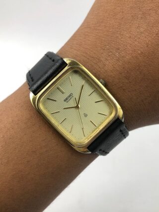 EKSLUSIF SEIKO QUARTZ MAN WOVEN TEXTURED DIAL