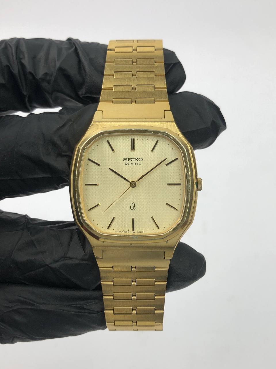 SEIKO QUARTZ OCTAGON FINE LINEN TEXTURE DIAL A ORIGINAL - Gambar 2