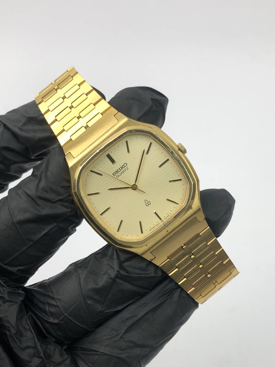 SEIKO QUARTZ OCTAGON FINE LINEN TEXTURE DIAL A ORIGINAL - Gambar 4