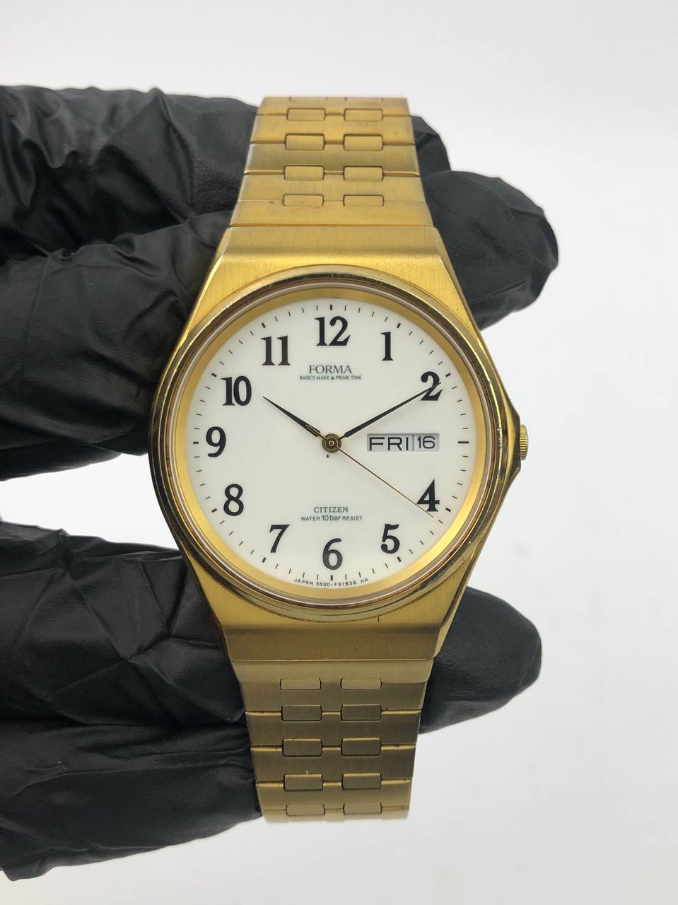 CITIZEN FORMA ANALOG GOLD ALL ORIGINAL - Gambar 2