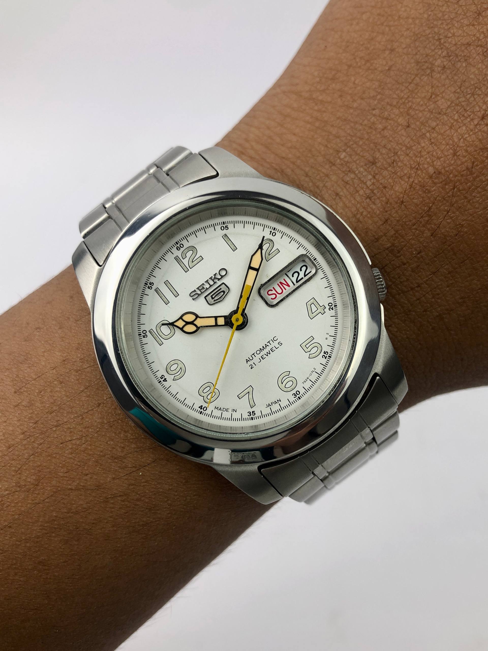 SEIKO 5 NUMERIK LUME INDEX ORIGINAL