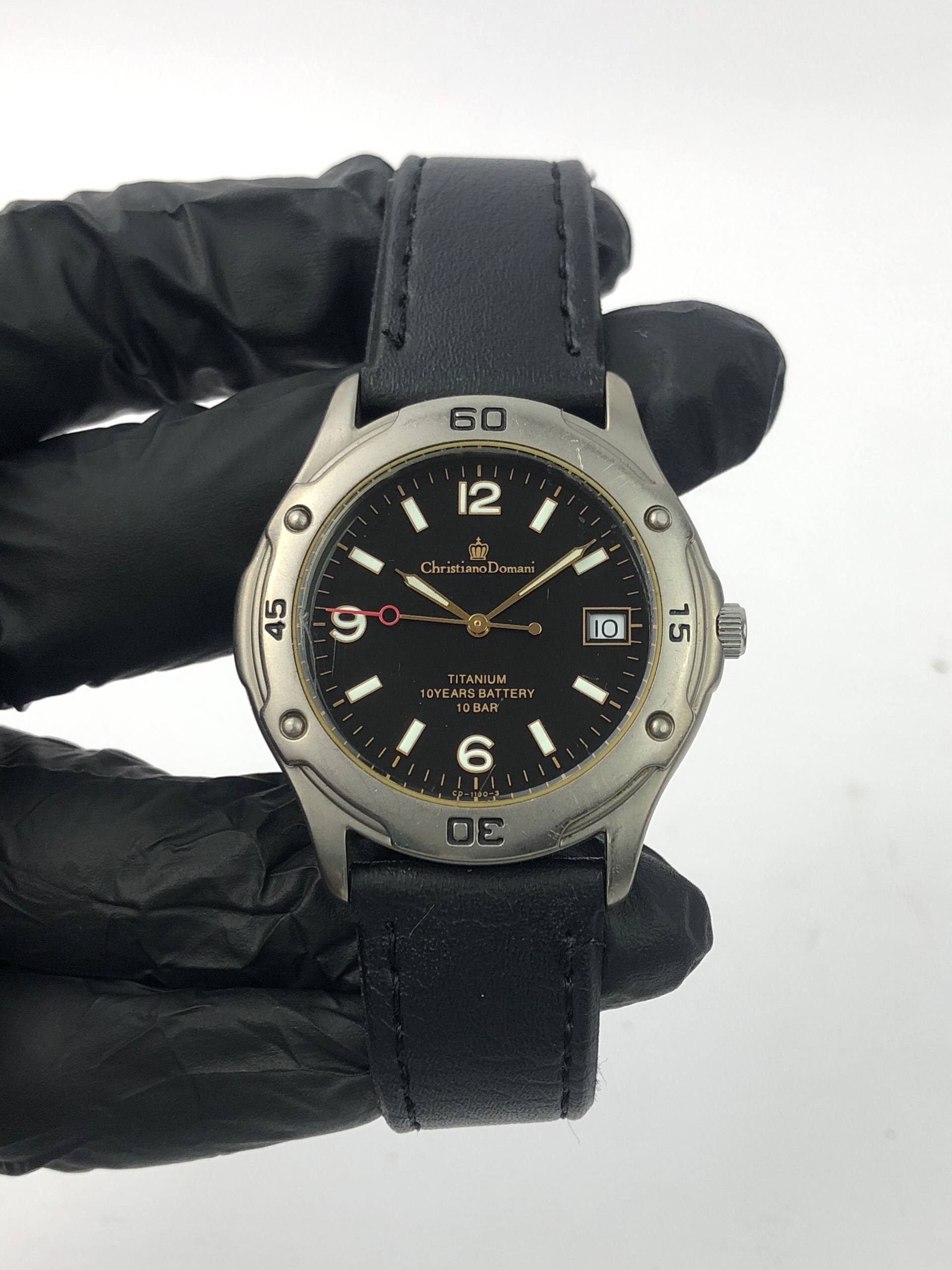 MAN WATCH CHRISTIANO DOMANI 10 YEARS BATTERY - Gambar 2