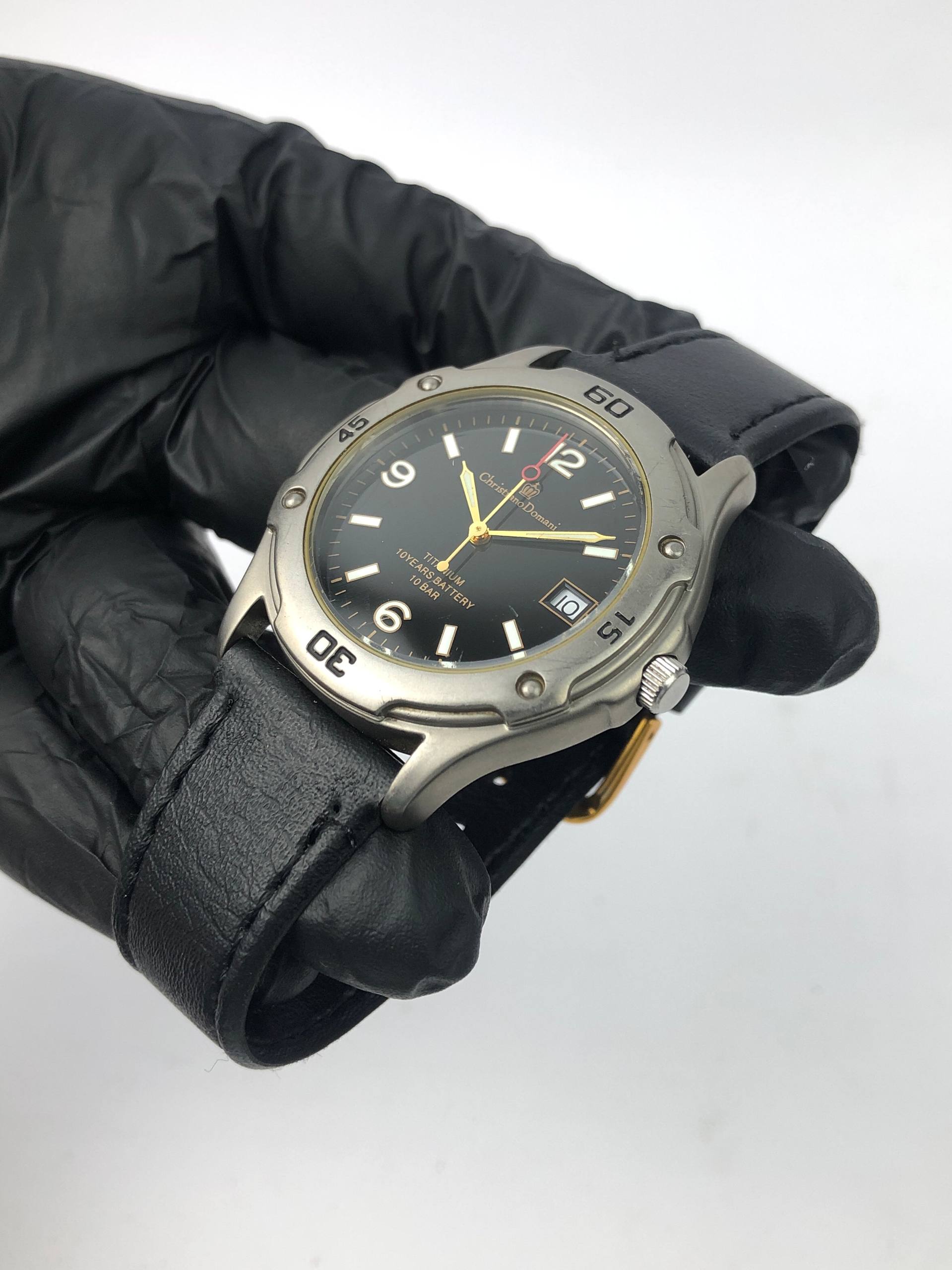 MAN WATCH CHRISTIANO DOMANI 10 YEARS BATTERY - Gambar 3