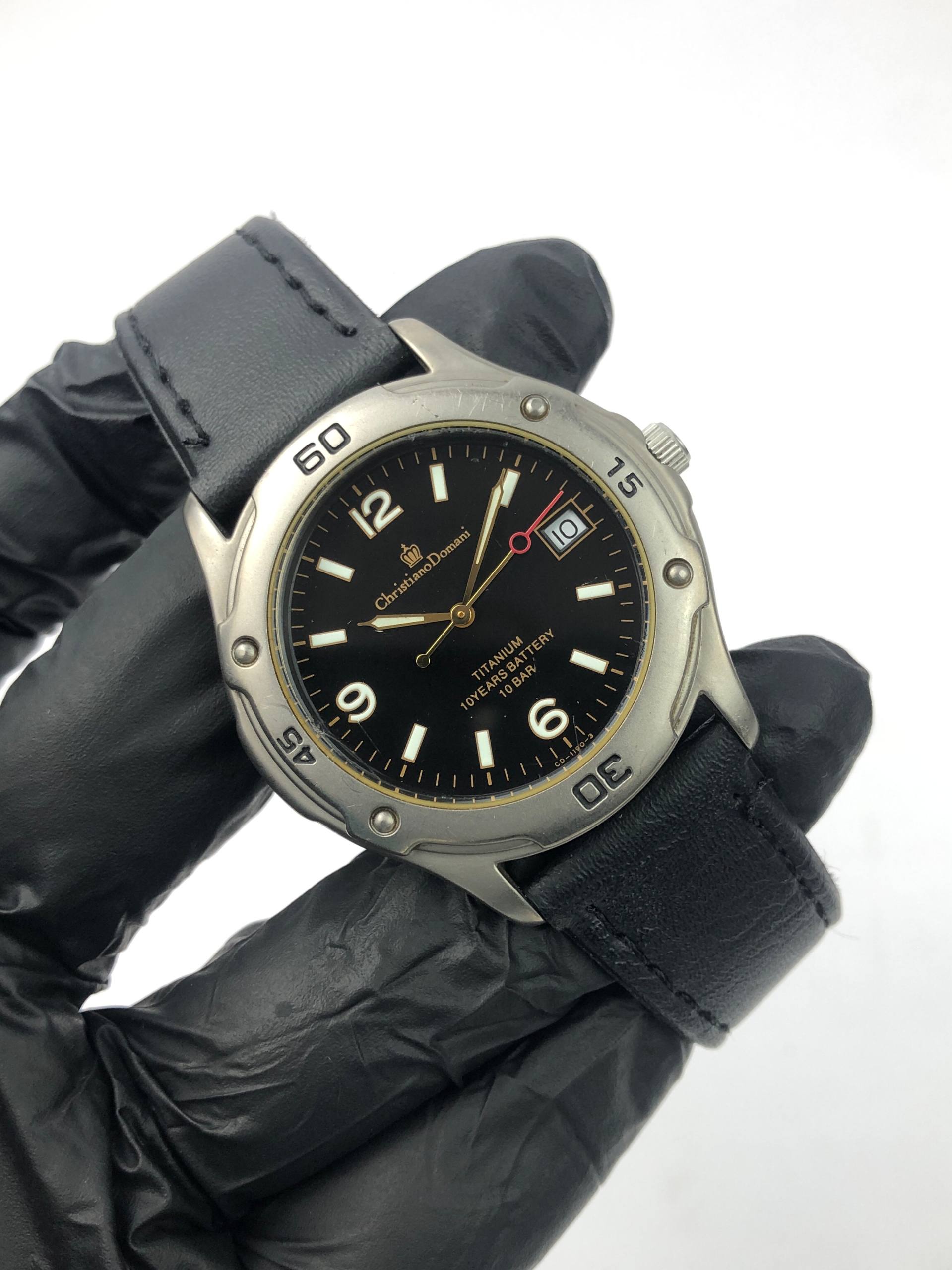 MAN WATCH CHRISTIANO DOMANI 10 YEARS BATTERY - Gambar 4