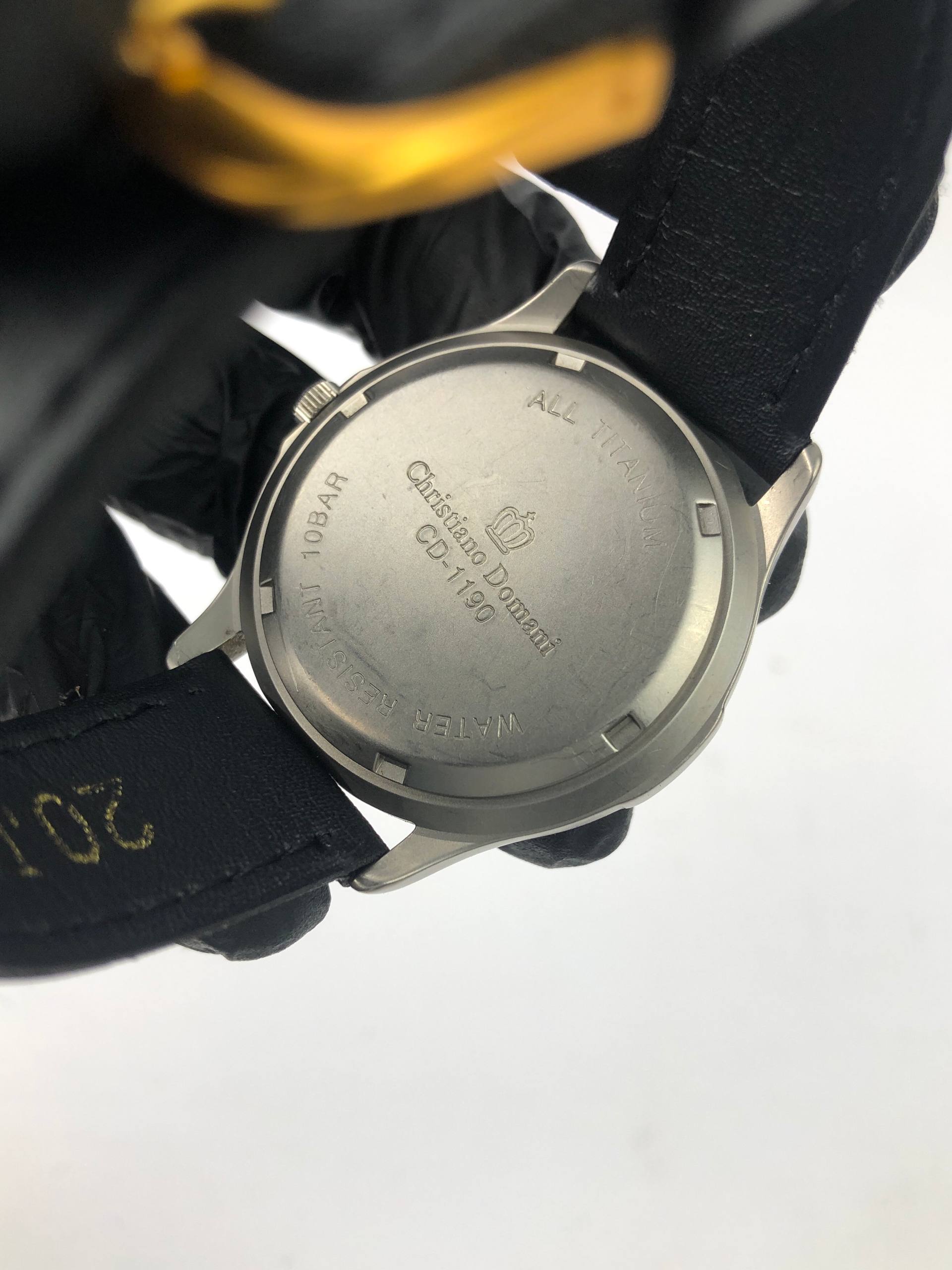 MAN WATCH CHRISTIANO DOMANI 10 YEARS BATTERY - Gambar 7