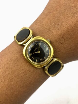 SWISSMADE EDOX LADIES WOOD DIAL