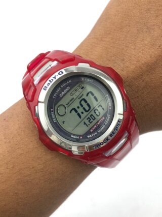 BABY G WAVECEPTOR RED JELY CASE