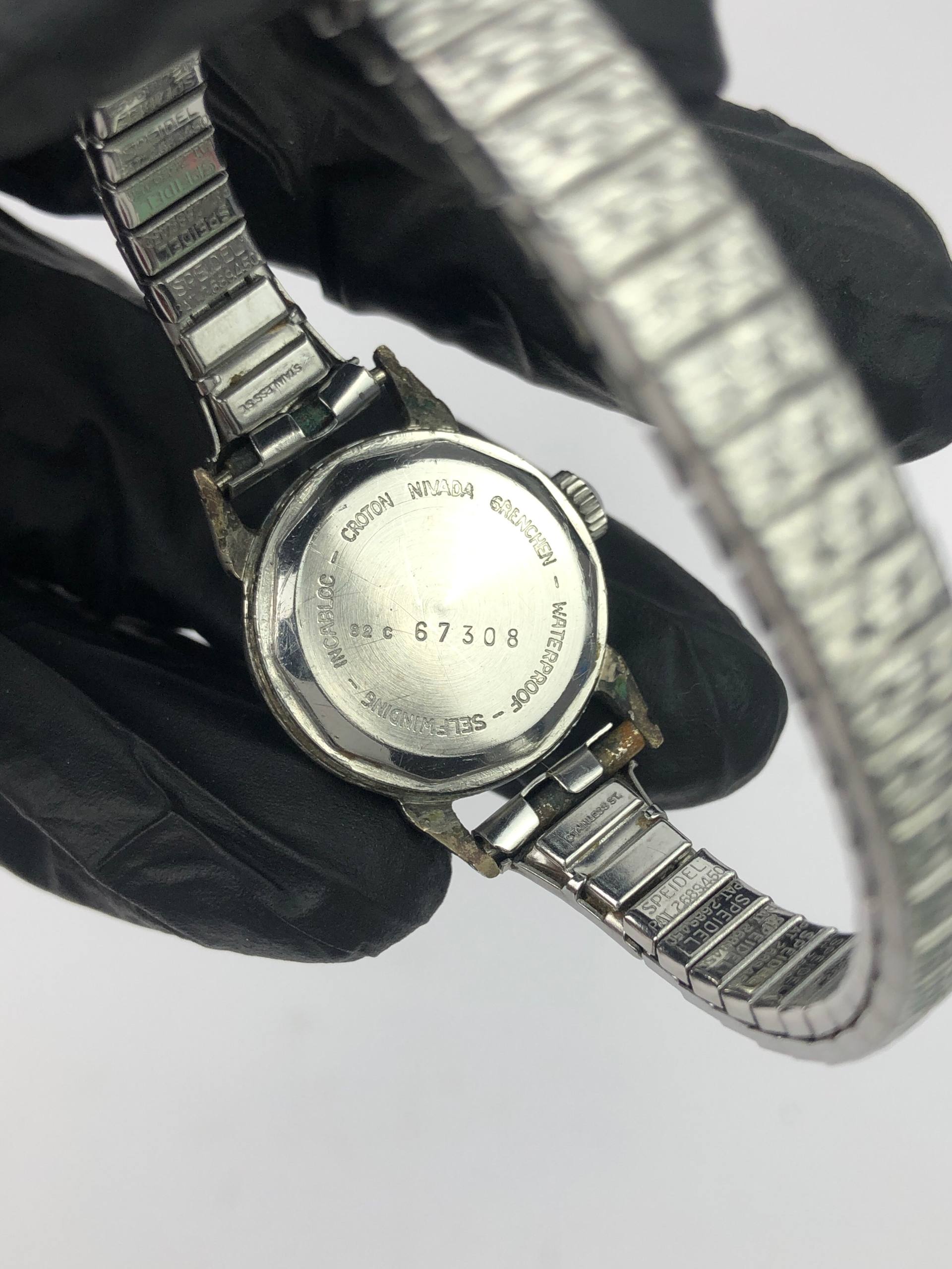 VINTAGE NIVADA GRENVHEN CROTON SWISSMADE AUTOMATIC - Gambar 7